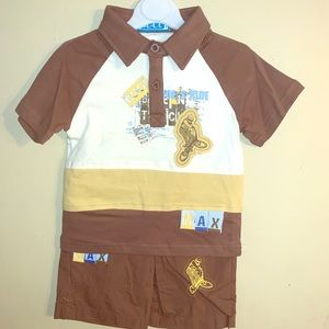 Little boys short set